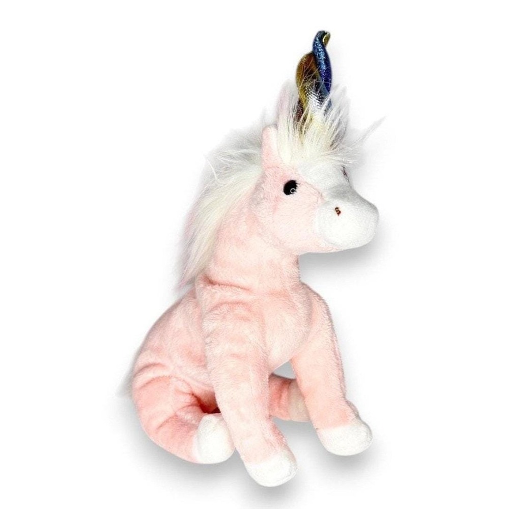 Charmer the Unicorn | Pastel Rainbow Dreamer | Mint Heart Tag TY Beanie Baby - Picture 2 of 7
